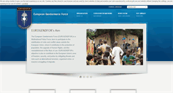 Desktop Screenshot of eurogendfor.org
